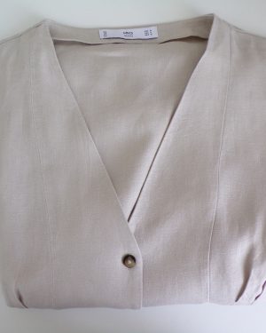 Sukienka (100% len) Mango