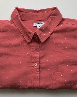 Koszula Old Navy ( kolor koralowy w białe kropki )